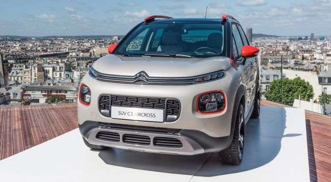 Названі терміни появи нового кросовера Citroen C3 Aircross в РФ