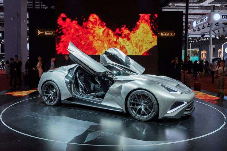 У Дубаї представили найдорожчий суперкар в світі — Icona Vulcano Titanium