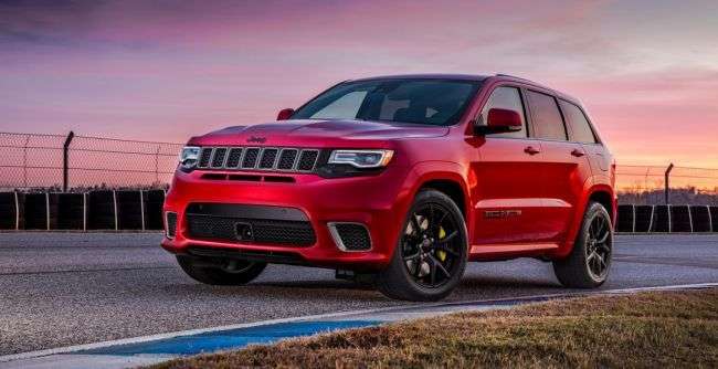 Jeep відправить на ремонт 707-сильний Grand Cherokee Trackhawk
