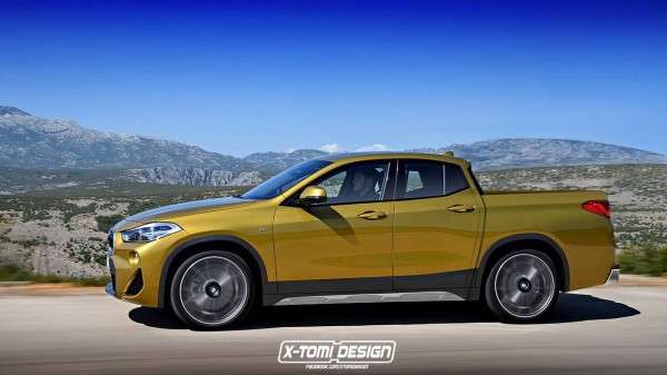 Дизайнер представив новий BMW X2 в кузові кабріолет і пікап