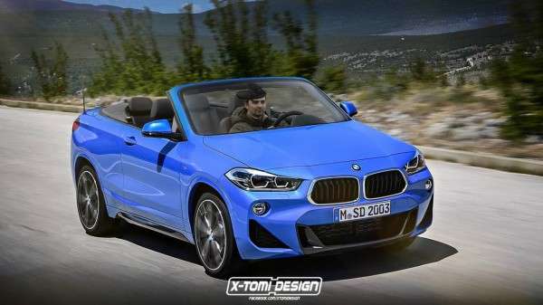 Дизайнер представив новий BMW X2 в кузові кабріолет і пікап