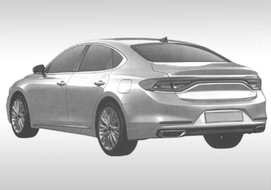 Hyundai запатентувала новий великий седан Grandeur для Росії
