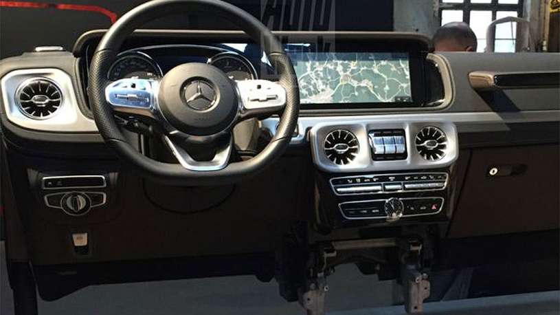 У Мережі розсекречено інтерєр нового Mercedes-Benz G-клас
