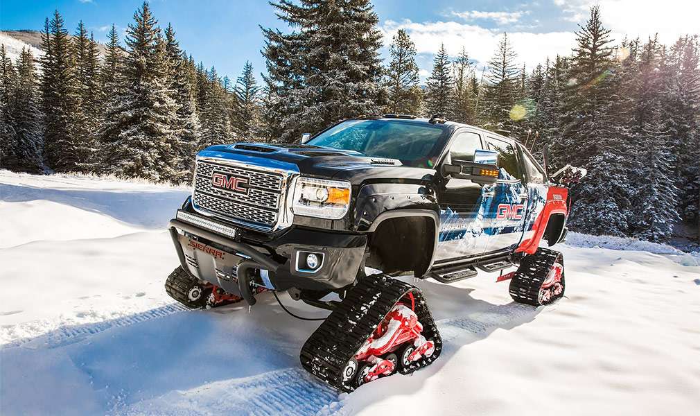 Компанія GMC представила гусеничний пікап Sierra All Mountain