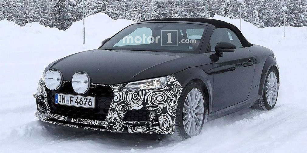 Audi вивела на тести оновлений родстер Audi ТТ