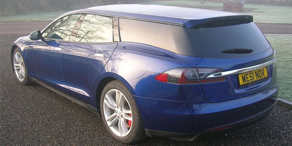 Електрокар Tesla Model S перетворили в найшвидший універсал в світі