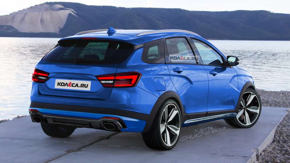 Дизайнерами представлені зображення «зарядженої» Lada Vesta SW Cross