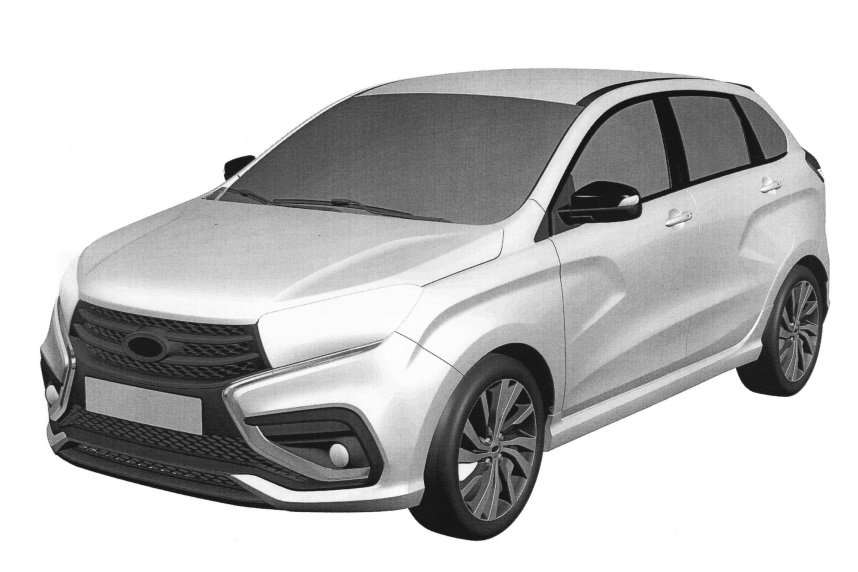 Патент на нову версію хетчбека LADA Xray Sport отримав «АвтоВАЗ»