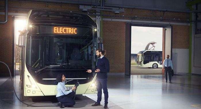 Представлений новий електричний автобус Volvo 7900 Electric
