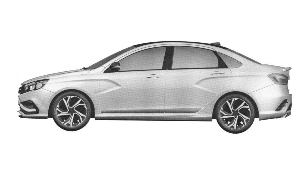 Дизайн нового седана LADA Vesta Sport розсекречений в Мережі