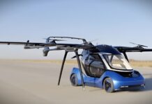 Китай випробовує перший модульний літаючий автомобіль: eVTOL перемикається між дорогою та повітрям завершує перший політ