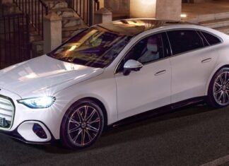 Перегляньте фотографії екстер’єру 2027 Mercedes-Benz C-Class EV